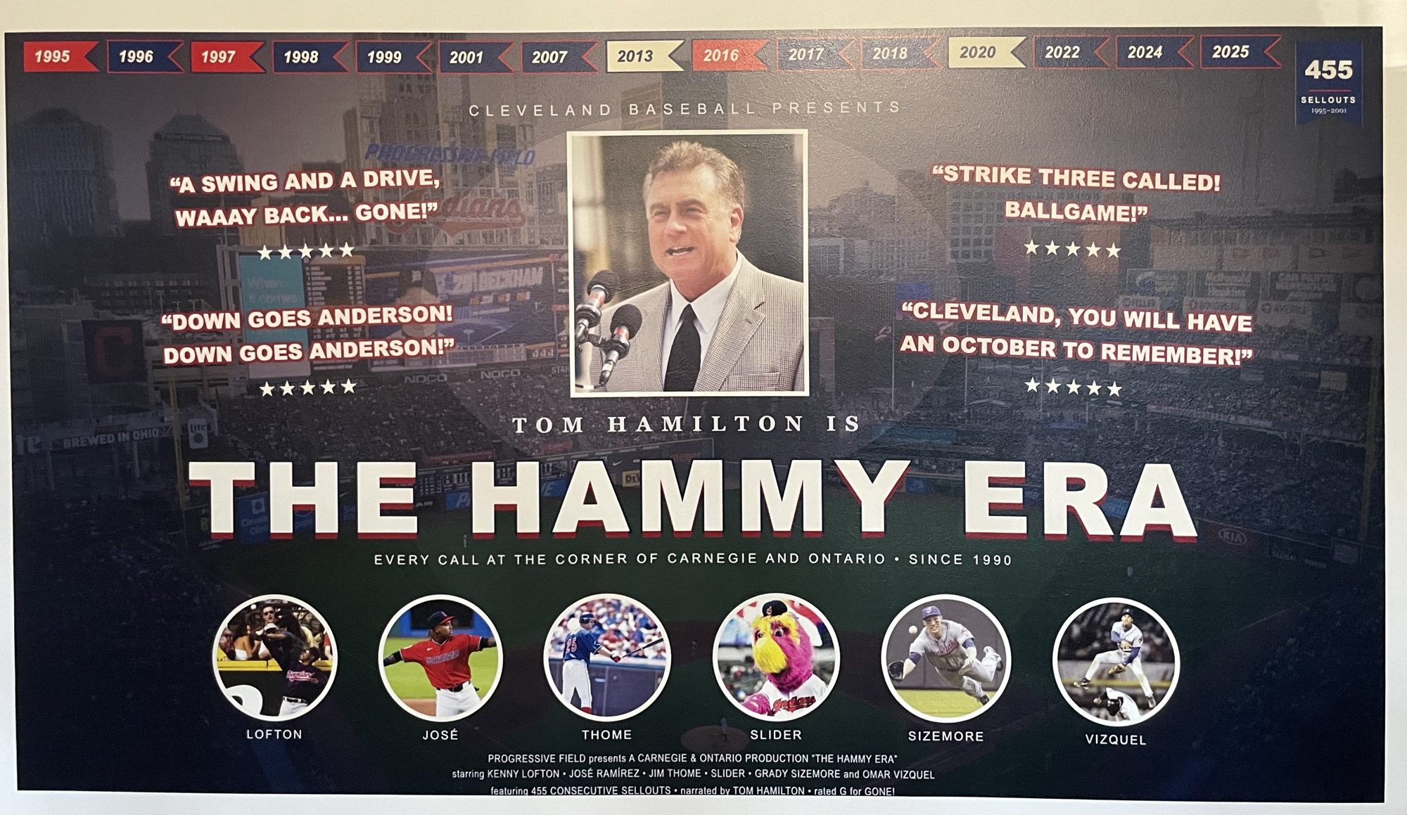 The Hammy Era — six-foot custom mural printed directly onto the surface by Marquee Murals, Cleveland
